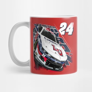 William Byron Red Racing Mug